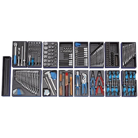 Gedore Module Assortment, Middle, 207 pcs. S 1500 ES-02